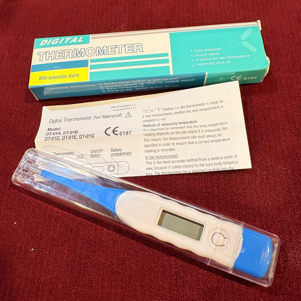 New Digital Thermometer  with Automatic Alarm